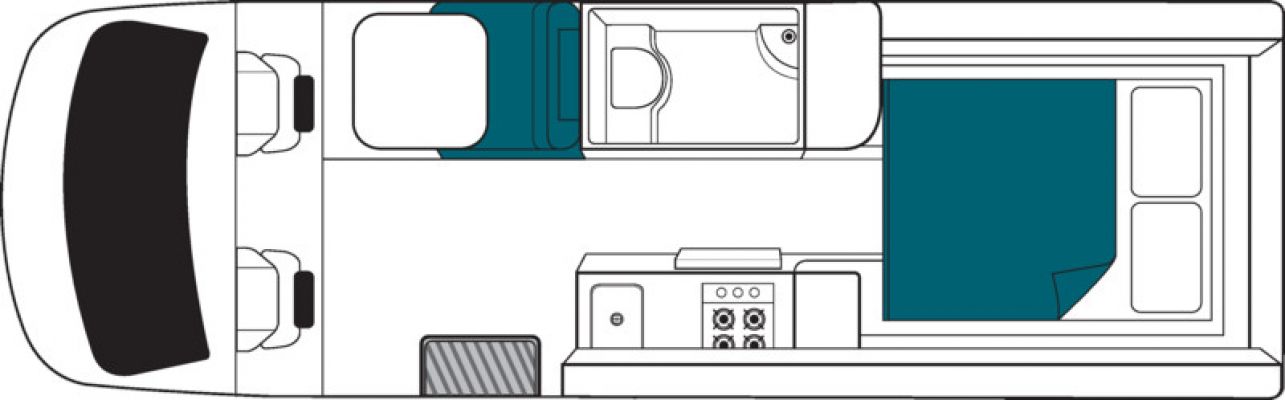 CamperMauiAustralienUltima FloorplanNight