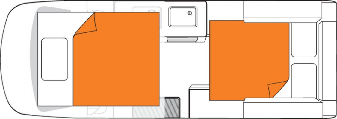 CamperBritzNeuseelandHiTop FloorplanNight