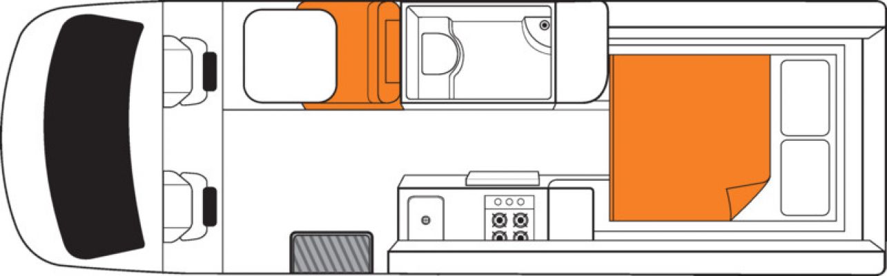 CamperBritzNeuseelandVenturer FloorplanNight