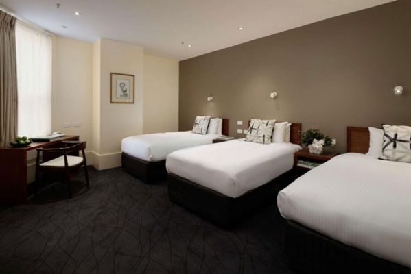 HotelAustralienVICMelbourneThe Victoria Hotel Zimmer