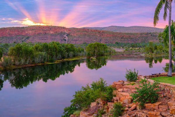 HotelAustralienWAKununurraEl Questro Homestead Aussicht