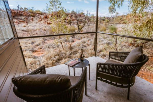 HotelAustralienNTKings CanyonDiscovery Kings Canyon Balkon