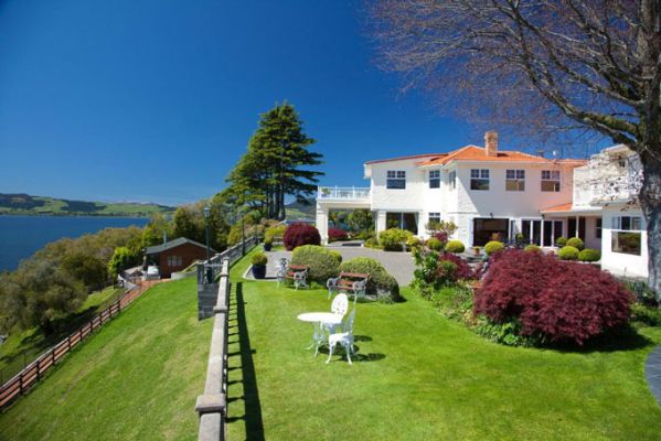 HotelNeuseelandRotoruaRotoruaOn the Point Lake Rotorua Aussicht