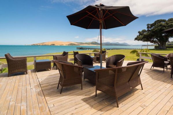 HotelNeuseelandKauri Coast HokiangaThe sands Hokianga Terrasse