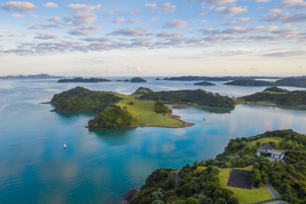 NeuseelandBay of Islands von oben