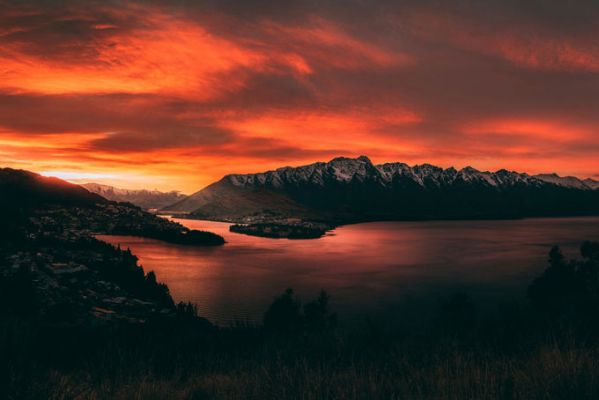 NeuseelandQueenstownSonnenuntergang